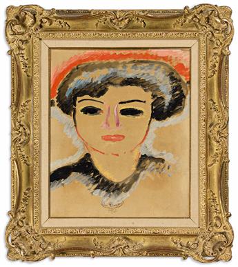KEES VAN DONGEN (1877 - 1968) Tête de femme.